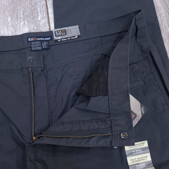 5.11 Tactical Mens 44x34 Gray Taclite Ripstop Jean Cut Mid Rise Straight Leg - Picture 9 of 9